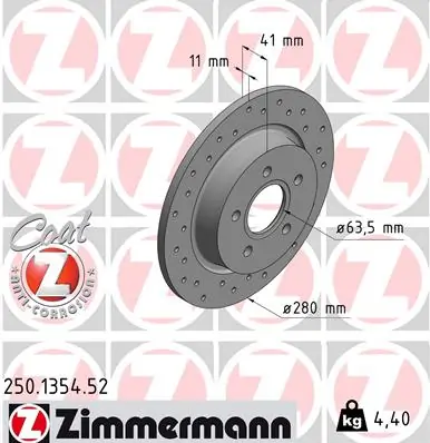 Piduriketas ZIMMERMANN 250.1354.52