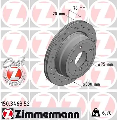 Piduriketas ZIMMERMANN 150.3463.52