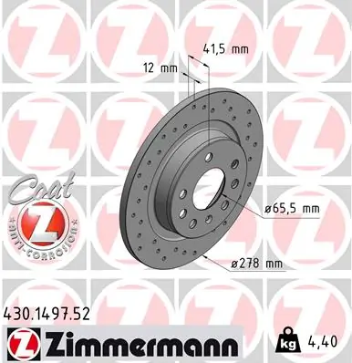 Piduriketas ZIMMERMANN 430.1497.52