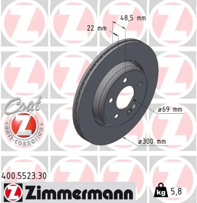 Piduriketas ZIMMERMANN 400.5523.30