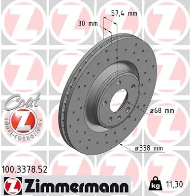 Piduriketas ZIMMERMANN 100.3378.52