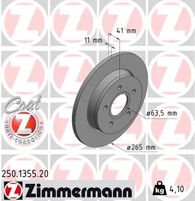 Piduriketas ZIMMERMANN 250.1355.20