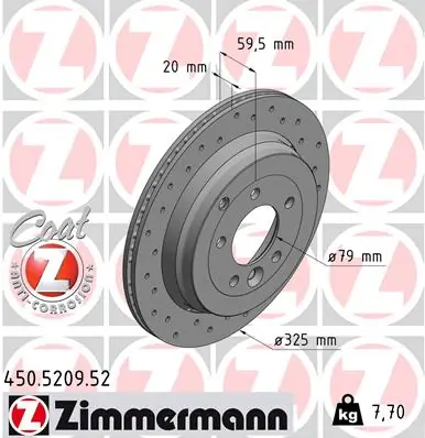 Piduriketas ZIMMERMANN 450.5209.52