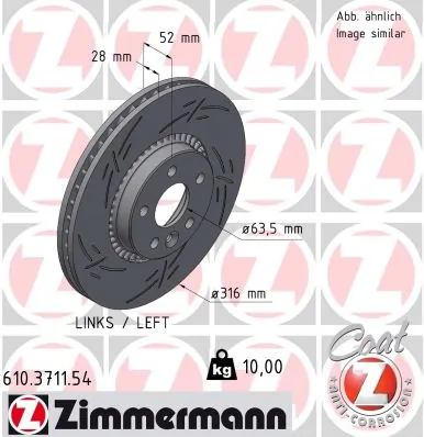 Piduriketas ZIMMERMANN 610.3711.54