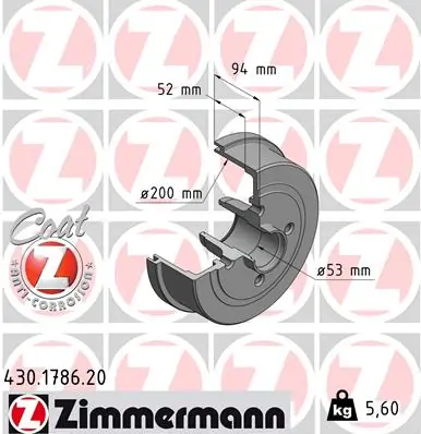 Piduritrummel ZIMMERMANN 430.1786.20