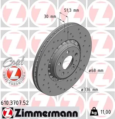 Piduriketas ZIMMERMANN 610.3707.52