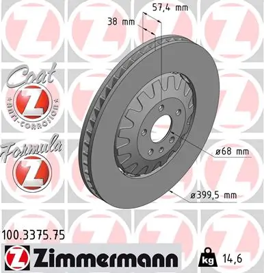 Piduriketas ZIMMERMANN 100.3375.75