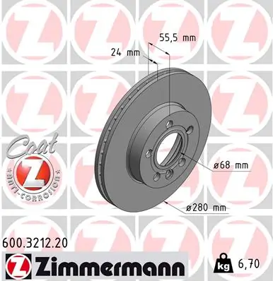 Piduriketas ZIMMERMANN 600.3212.20