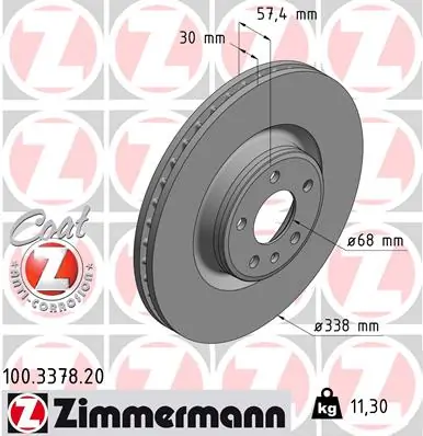 Piduriketas ZIMMERMANN 100.3378.20