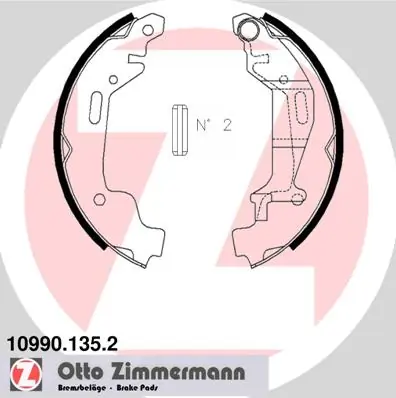 Piduriklotside komplekt ZIMMERMANN 10990.135.2