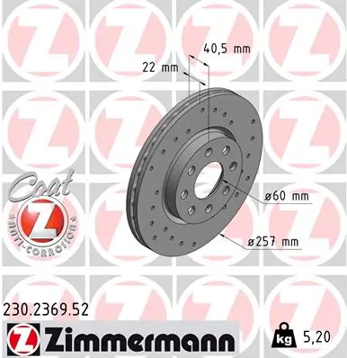 Piduriketas ZIMMERMANN 230.2369.52