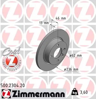 Piduriketas ZIMMERMANN 500.2304.20