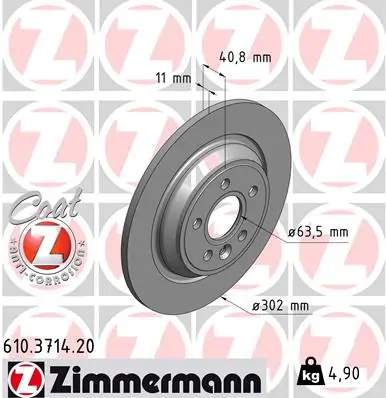Piduriketas ZIMMERMANN 610.3714.20