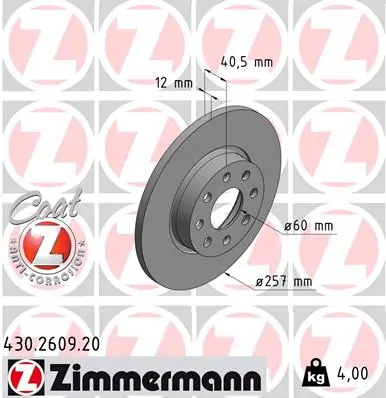 Piduriketas ZIMMERMANN 430.2609.20