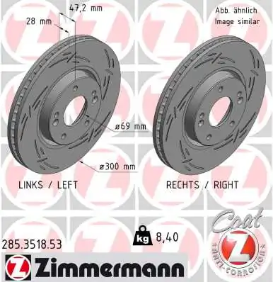 Piduriketas ZIMMERMANN 285.3518.53