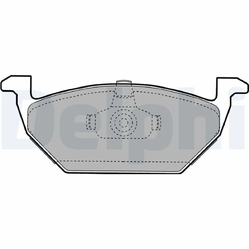 Piduriklotsi komplekt, ketaspidur DELPHI LP1104