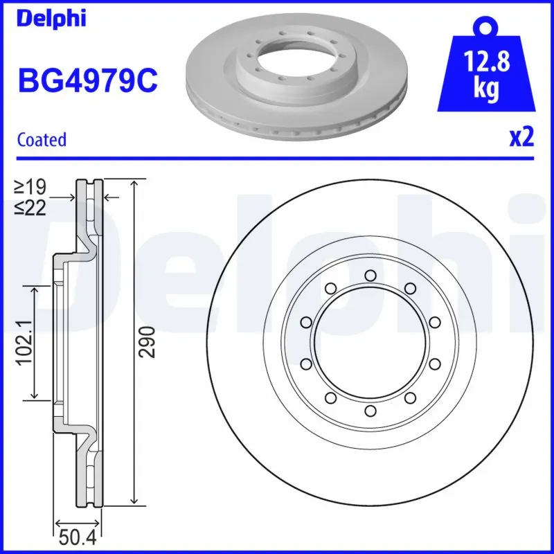 Piduriketas DELPHI BG4979C