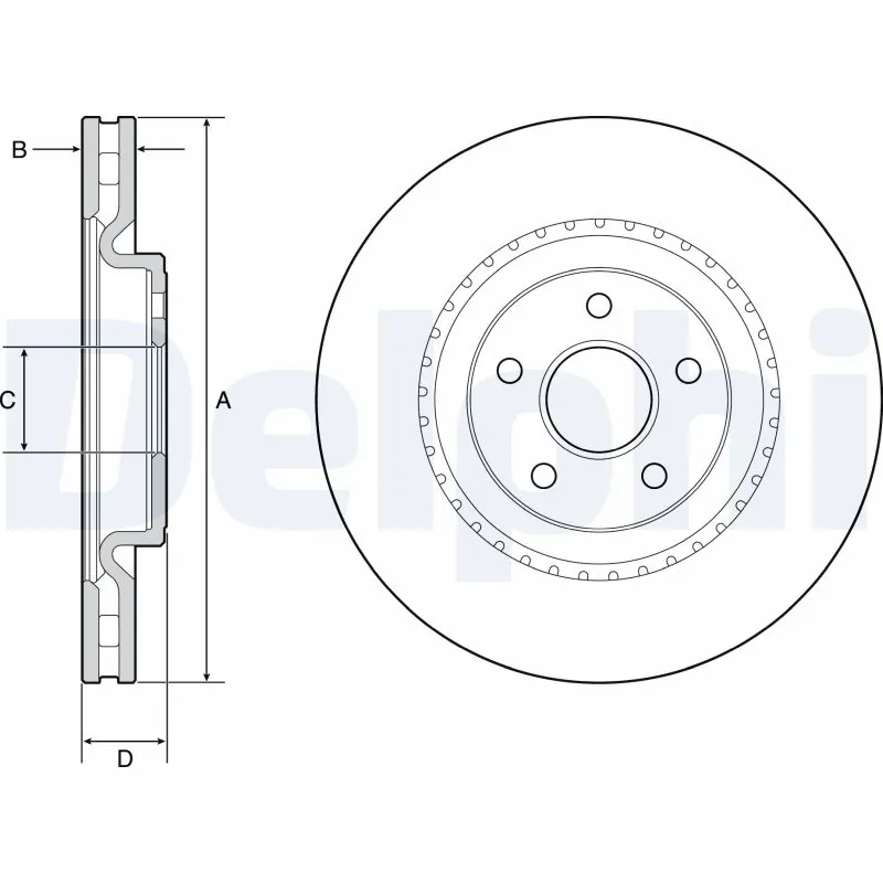 Piduriketas DELPHI BG9213C
