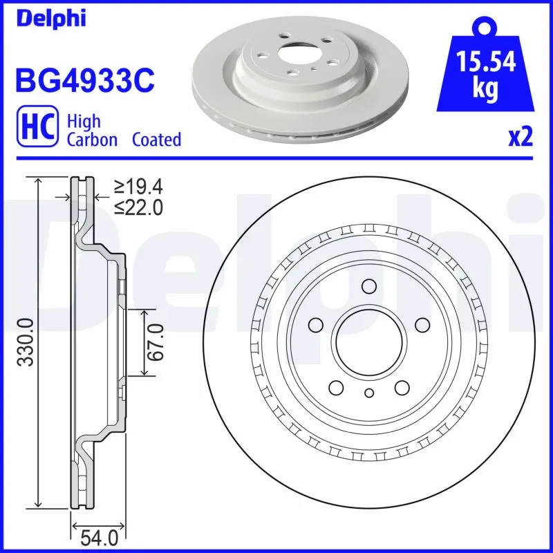 Piduriketas DELPHI BG4933C