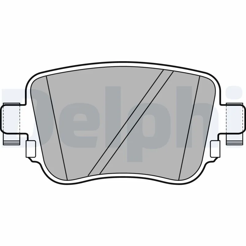 Piduriklotsi komplekt, ketaspidur DELPHI LP2709