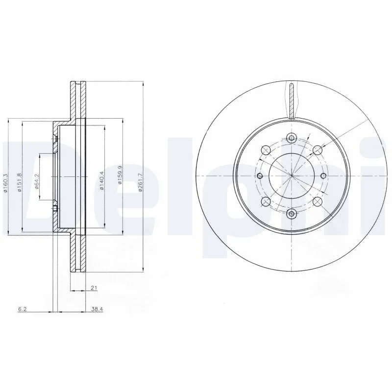 Piduriketas DELPHI BG2759