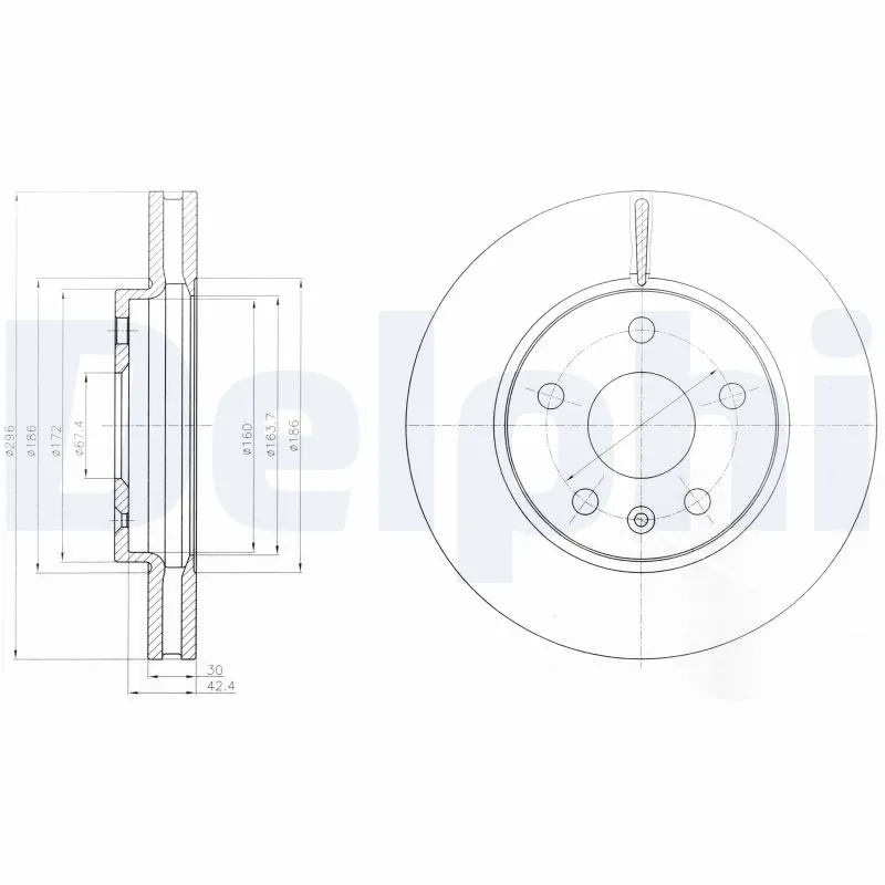 Piduriketas DELPHI BG4187-C