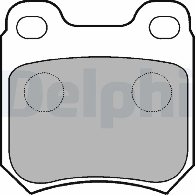 Piduriklotsi komplekt, ketaspidur DELPHI LP590