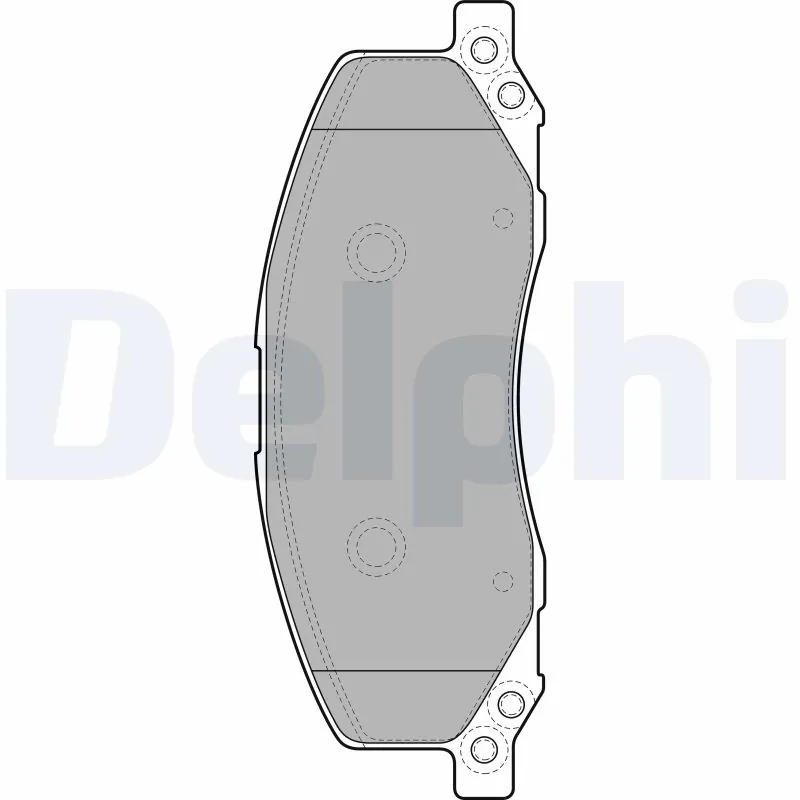 Piduriklotsi komplekt, ketaspidur DELPHI LP2082