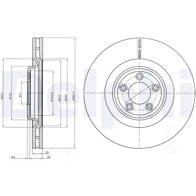 Piduriketas DELPHI BG9071C