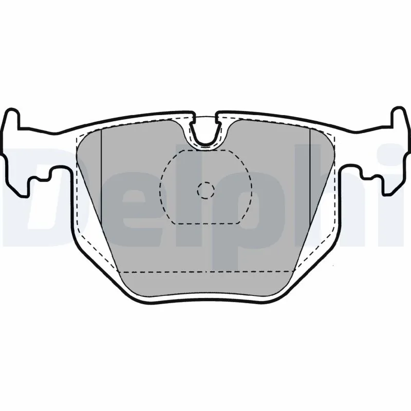 Piduriklotsi komplekt, ketaspidur DELPHI LP1143