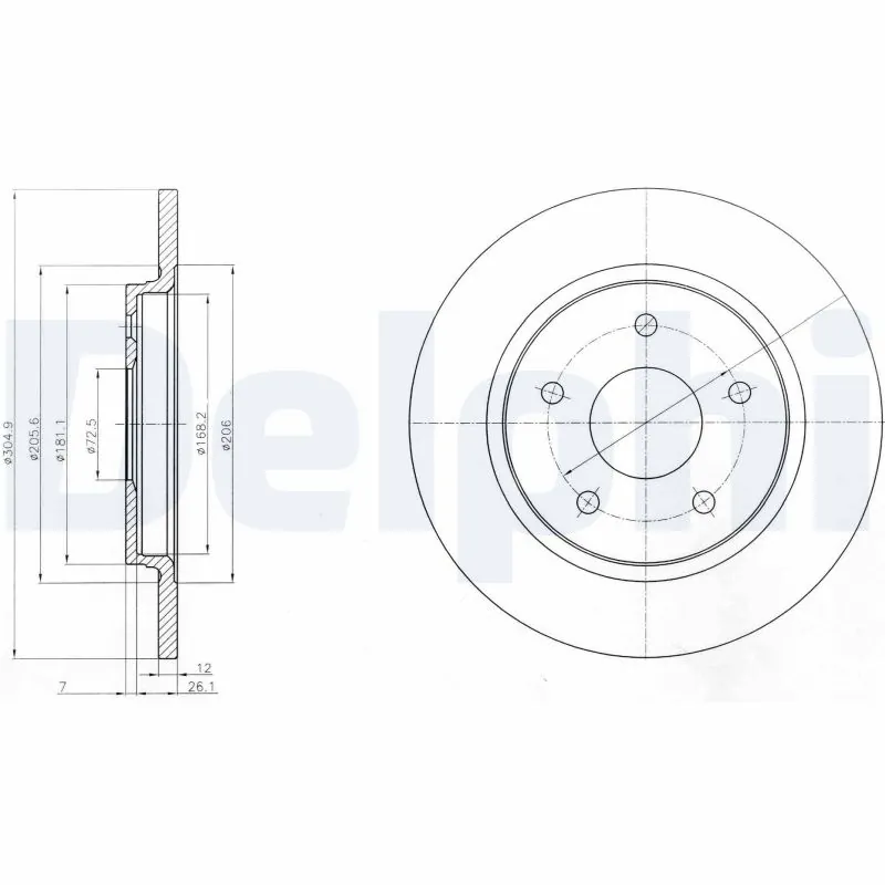 Piduriketas DELPHI BG4247