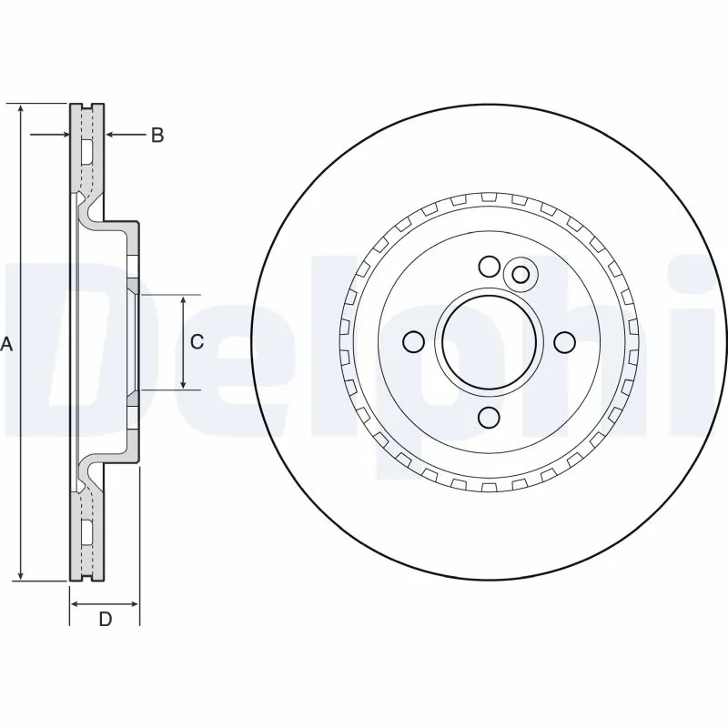 Piduriketas DELPHI BG4568