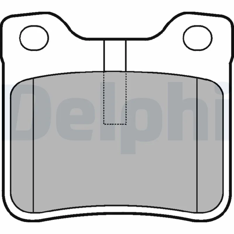 Piduriklotsi komplekt, ketaspidur DELPHI LP991