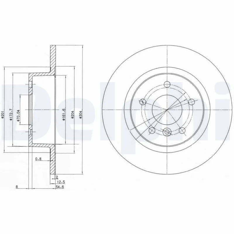 Piduriketas DELPHI BG3227C