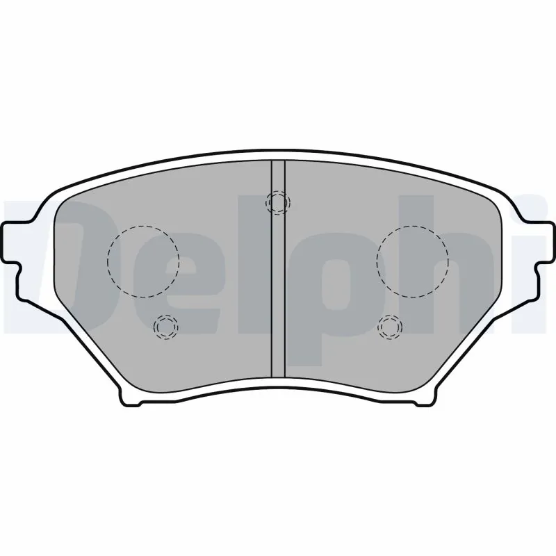 Piduriklotsi komplekt, ketaspidur DELPHI LP1761