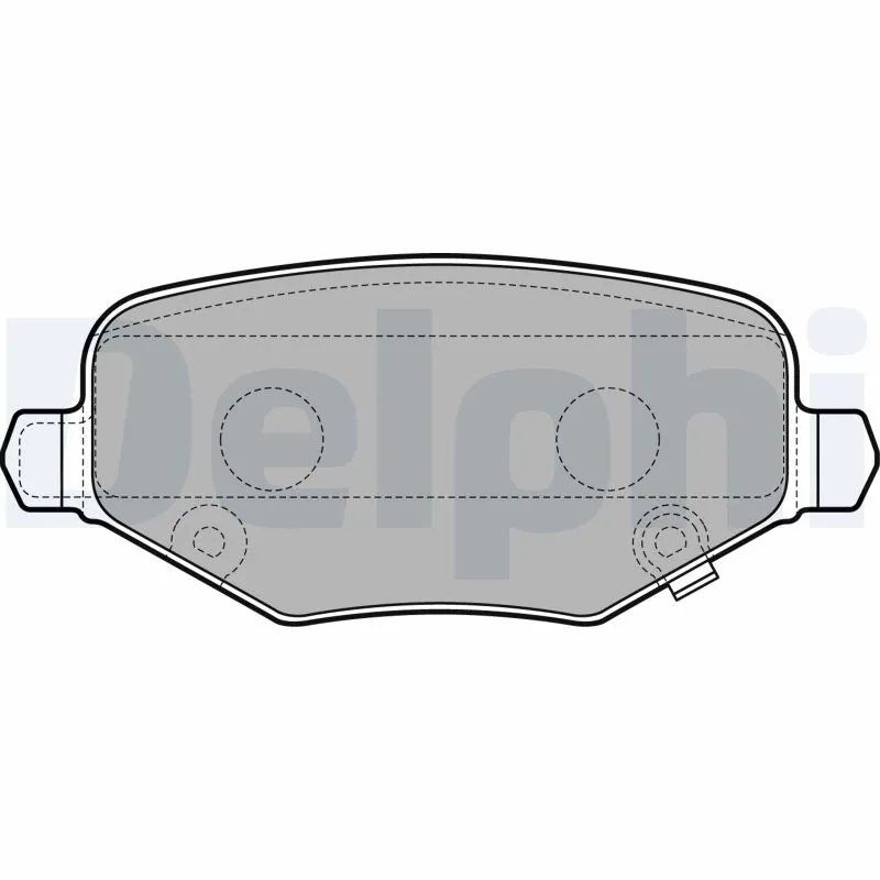 Piduriklotsi komplekt, ketaspidur DELPHI LP3296