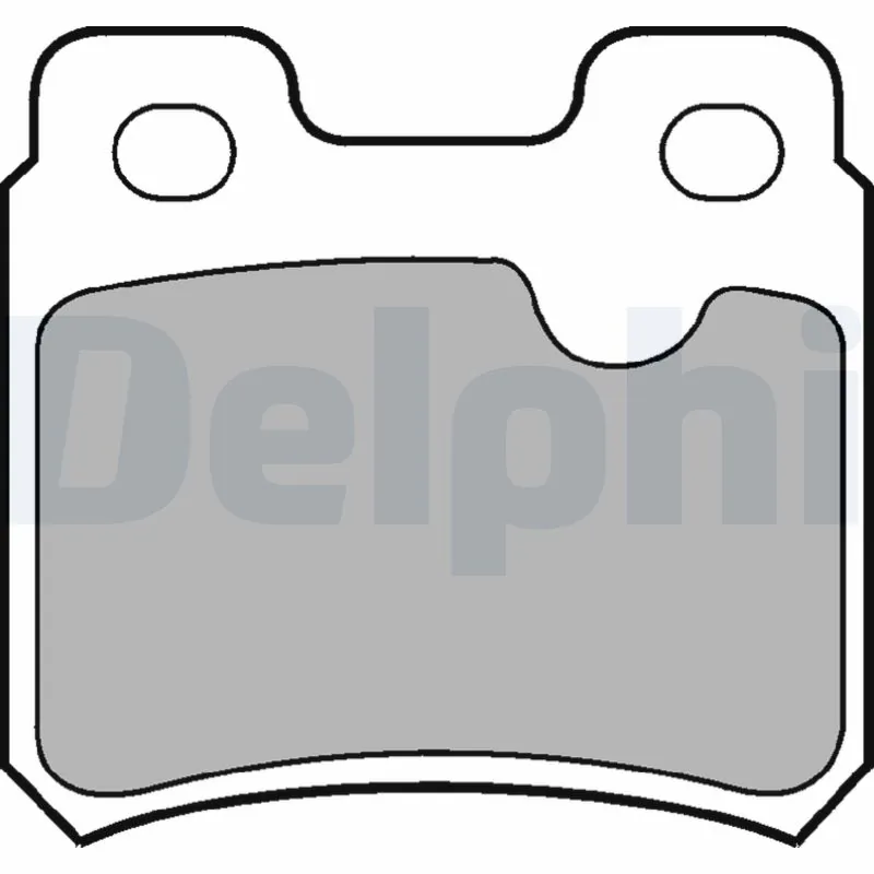 Piduriklotsi komplekt, ketaspidur DELPHI LP586