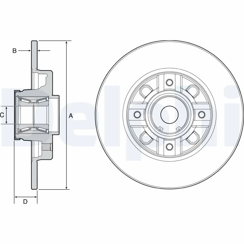 Piduriketas DELPHI BG9116RS