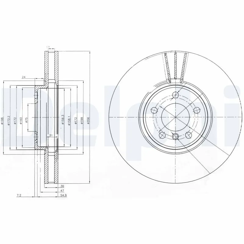 Piduriketas DELPHI BG9004