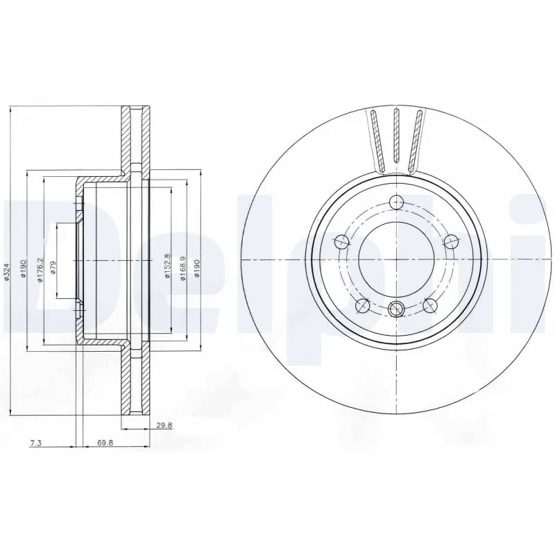 Piduriketas DELPHI BG9871C