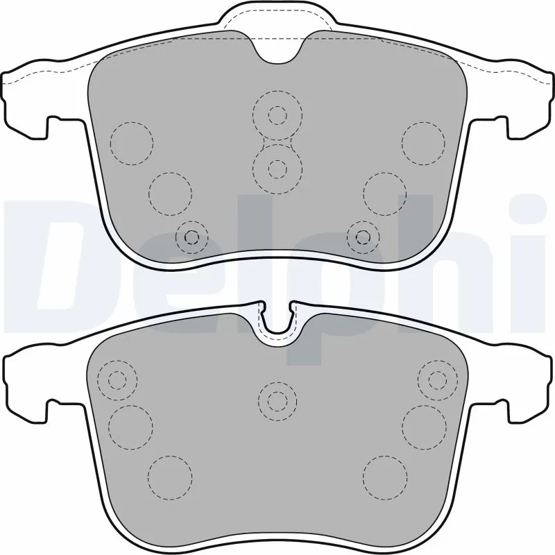Piduriklotsi komplekt, ketaspidur DELPHI LP1783