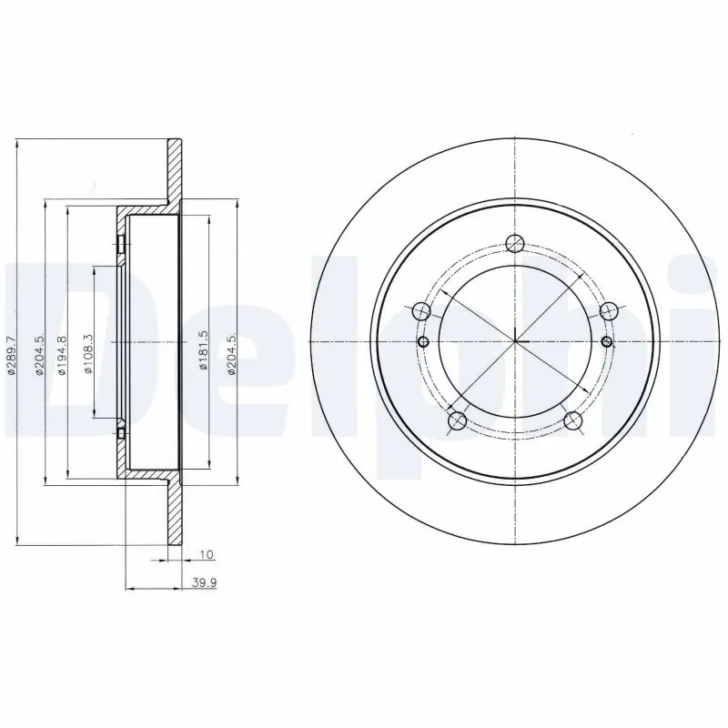 Piduriketas DELPHI BG4289