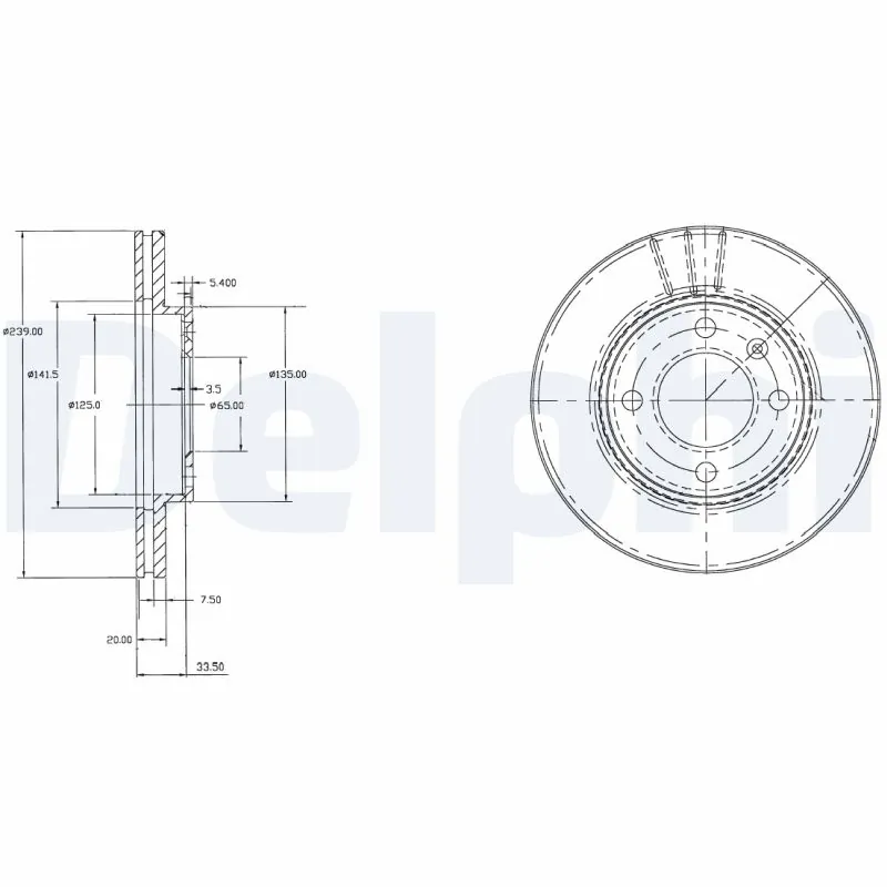 Piduriketas DELPHI BG2109
