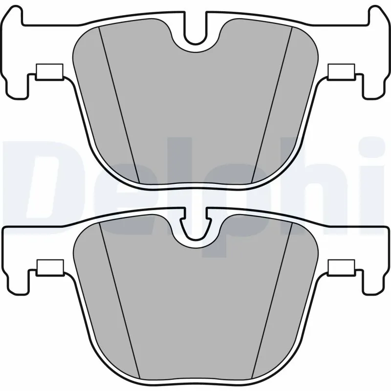 Piduriklotsi komplekt, ketaspidur DELPHI LP2494