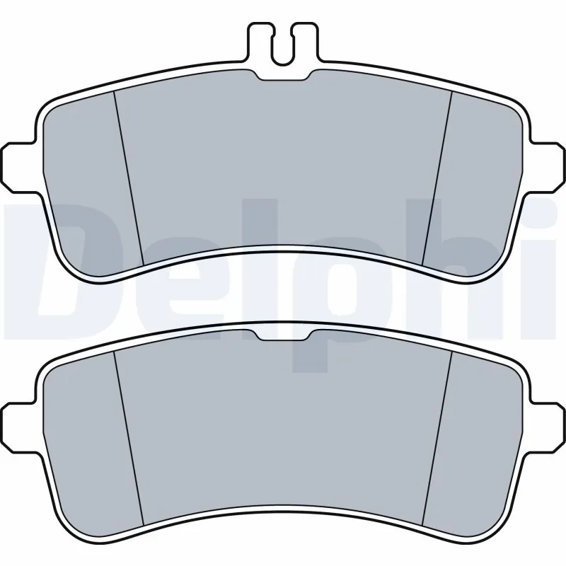 Piduriklotsi komplekt, ketaspidur DELPHI LP3542