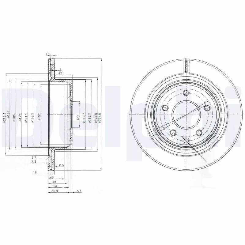 Piduriketas DELPHI BG3765C
