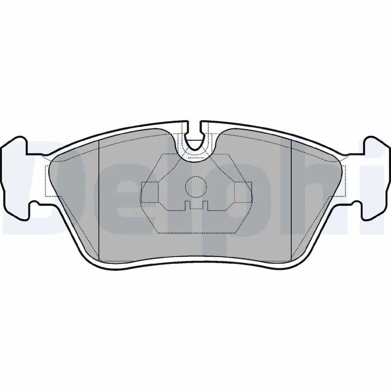 Piduriklotsi komplekt, ketaspidur DELPHI LP710
