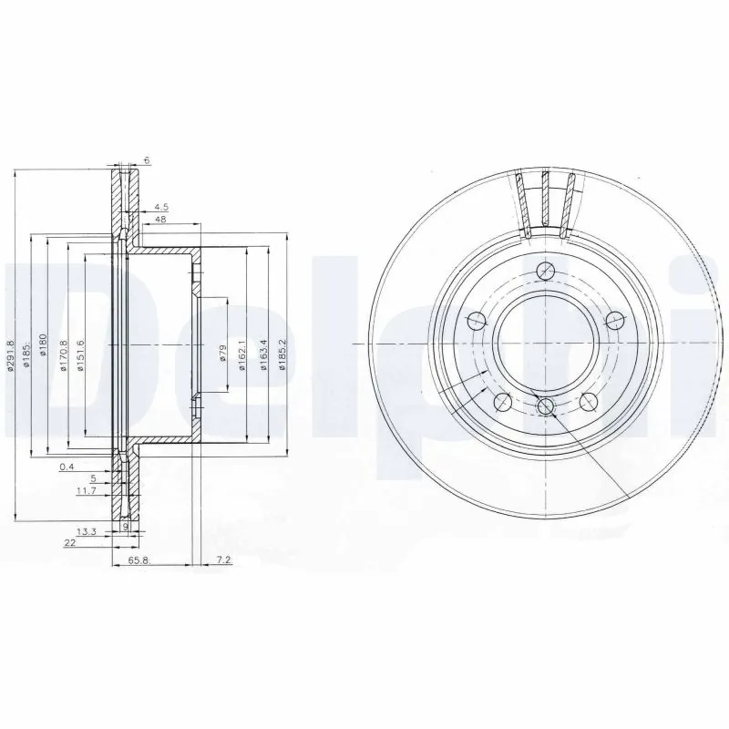 Piduriketas DELPHI BG3900C
