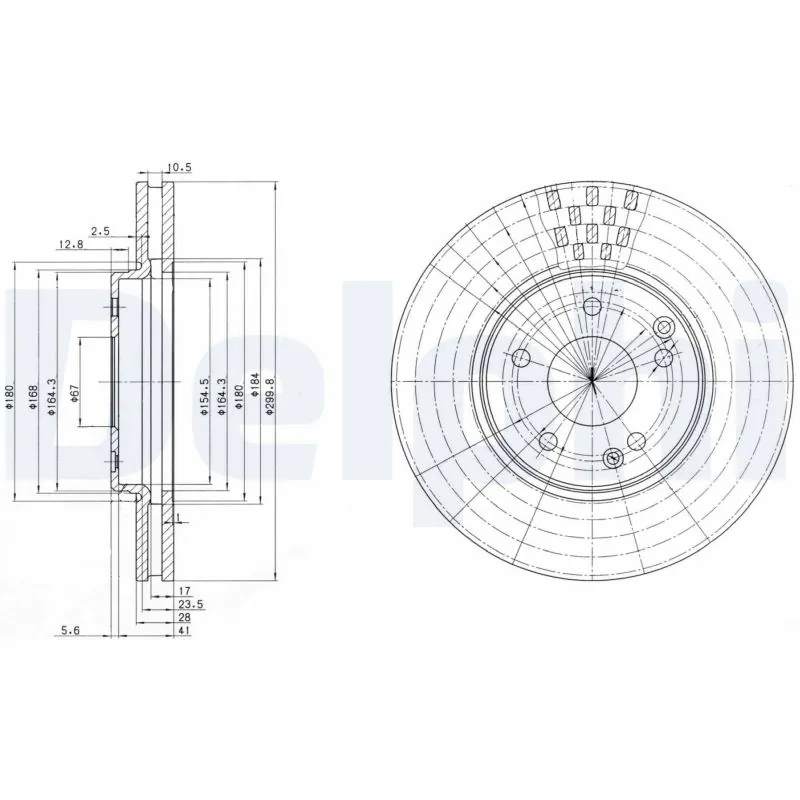 Piduriketas DELPHI BG3396