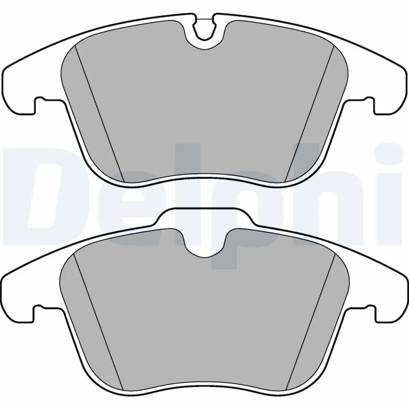 Piduriklotsi komplekt, ketaspidur DELPHI LP3180